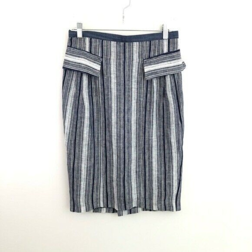 Eva Franco Anthropologie Women’s Skirt Linen Sz 2